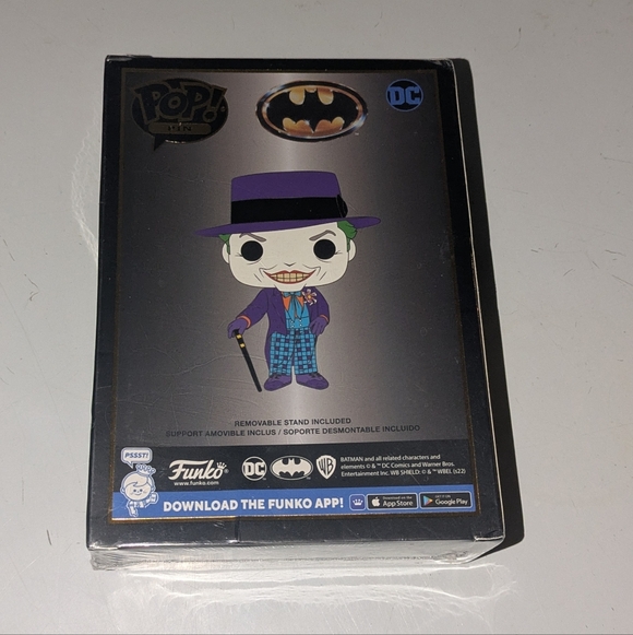 Funko Pop Pin DC The Joker SE MIB MISB SEALED ENAMAL TARGET COMICS BATMAN - Picture 2 of 2